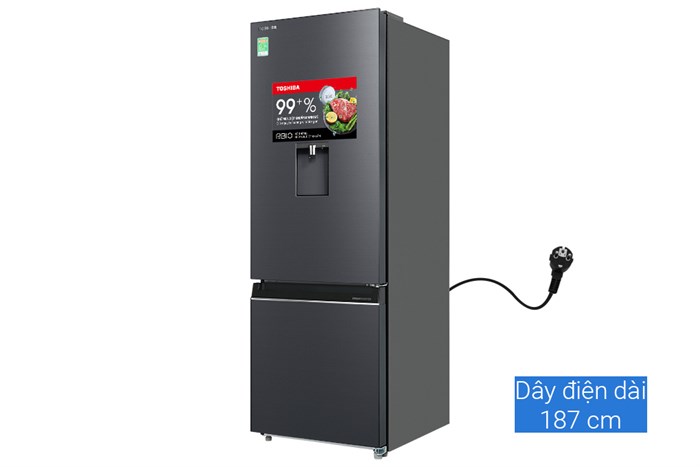 Tủ Lạnh Toshiba Inverter 322 Lít GR-RB405WE-PMV(06)-MG